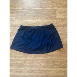It Figures Black Pull On Athletic Skirt, Size 20W